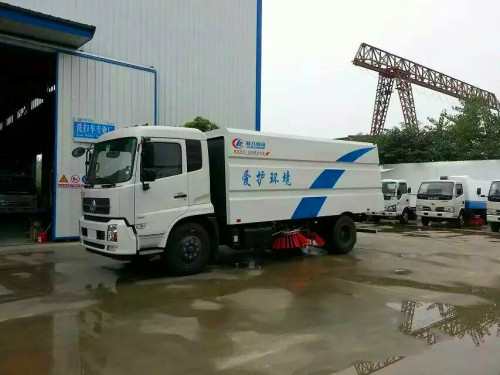 東風(fēng)天錦10方道路清掃車10方掃路車-掃路車-湖北程力 東風(fēng)天錦10方道路清掃車10方掃路車-掃路車-湖北程力