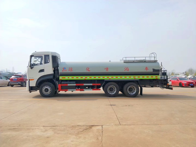 五、國(guó)六東風(fēng)天龍后雙橋20噸灑水車管路系統(tǒng): 由管道、四位三通球閥、直通球閥、過(guò)濾網(wǎng)、出水口(前沖后灑、側(cè)噴;高位側(cè)花灑;后工作平臺(tái),帶綠化灑水高炮)組成。 五、國(guó)六東風(fēng)天龍后雙橋20噸灑水車管路系統(tǒng): 由管道、四位三通球閥、直通球閥、過(guò)濾網(wǎng)、出水口(前沖后灑、側(cè)噴;高位側(cè)花灑;后工作平臺(tái),帶綠化灑水高炮)組成。